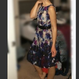 Like new floral adrianna papell dress